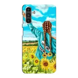 Чохол для Патріота України Samsung Galaxy M34 (5G) - (AlphaPrint) (Україночка)