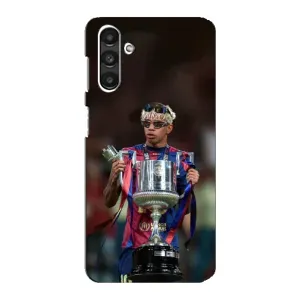 Чохол з футболістом Ламін Ямаль Samsung Galaxy M34 (5G) (Ямаль з кубком)