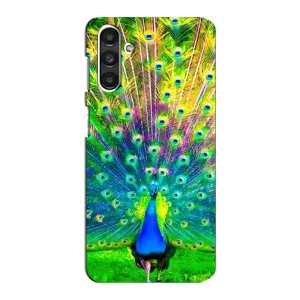 Чехол с птицами на Samsung Galaxy M34 (5G) (VPrint) (Яркий Павлин)