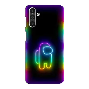 Чехол Амонг Ас для Samsung Galaxy M34 (5G) (AlphaPrint) (Яркий скин)