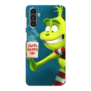 Різдвяні Чохли для Samsung Galaxy M34 (5G) (VPrint) (Зелений Грінч)