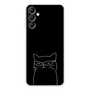 Чохол з малюнком кіт на Samsung Galaxy M35 5G (Байдужий кіт)