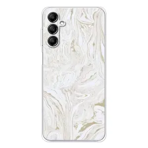 Мраморний чехол на Samsung Galaxy M35 5G (VPrint) (Білий мрамор)