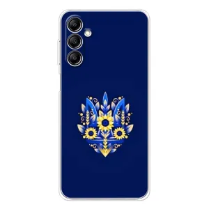 Чохли для Samsung Galaxy M35 5G Укр. Символіка (AlphaPrint) (Квітковий Герб)