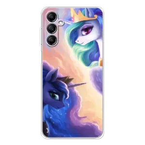 Чехол для Самсунг Гелекси М35 5Джи - (Единорожки - Новинки) (AlphaPrint) (Единорожки)