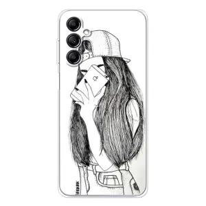 Чохол з друком для Samsung Galaxy M35 5G - (Мода) (AlphaPrint) (Фото дівчини)