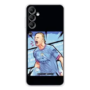 Чохли з футболістом Ерлінг Холанд для Samsung Galaxy M35 5G (AlphaPrint) (гол Ерлінг Холанд)