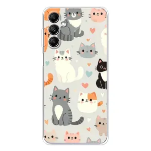 Чохол з малюнком кіт на Samsung Galaxy M35 5G (Колаж котів)