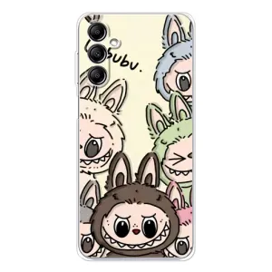 Чохол з Лабубу на Samsung Galaxy M35 5G (Золота мавпа Bored Ape)