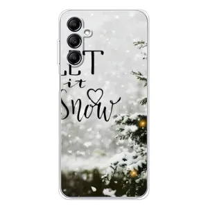 Новорічні, Святкові Чохли для Samsung Galaxy M35 5G - 2024 год (Let it snow)