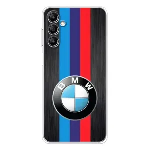 Чехол для Самсунг Гелекси М35 5Джи - с принтом БМВ (AlphaPrint) (Лого BMW)