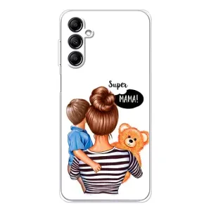 Чохол з друком для Samsung Galaxy M35 5G - (Мама з дитинкою) (AlphaPrint) (Мама з синочком)