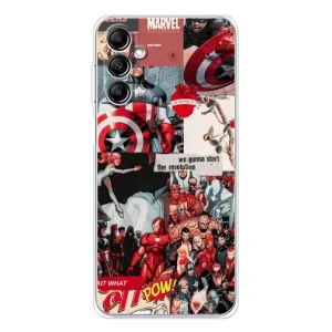 Чехол МАРВЕЛ для Самсунг Гелекси М35 5Джи (AlphaPrint) (Марвел Комикс)
