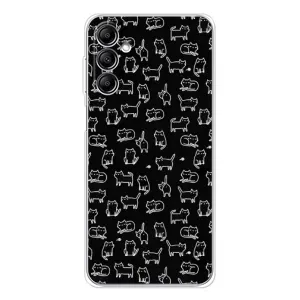 Чохол з принтом для Samsung Galaxy M35 5G (AlphaPrint) Модні коти (Маленькі котики)