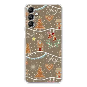 Новорічні, Святкові Чохли для Samsung Galaxy M35 5G - 2024 год (Новорічні пряники)