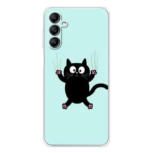 Чохол з принтом для Samsung Galaxy M35 5G (AlphaPrint) Модні коти (Падаючий кіт)