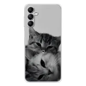Чохол з малюнком кіт на Samsung Galaxy M35 5G (Пара котів)