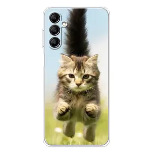 Чохли з Котиками для Samsung Galaxy M35 5G (VPrint) (Прижок кота)