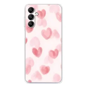Чохол з розовим принтом для Samsung Galaxy M35 5G (Рожеві сердечки)