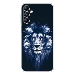 Чохол з картинкою ЛЕВ для Samsung Galaxy M35 5G (VPrint) (Синій Лев)