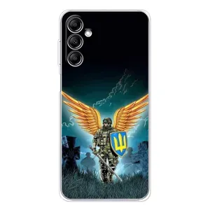 Чехлы с картинкой ЗСУ для Samsung Galaxy M35 5G (AlphaPrint) (Солдат ЗСУ)