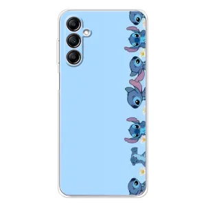 Чехол с принтом Стич на Samsung Galaxy M35 5G (Стич фон)
