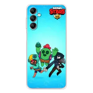 Чехлы Brawl Stars для Samsung Galaxy M35 5G (AlphaPrint) (Трио героев)