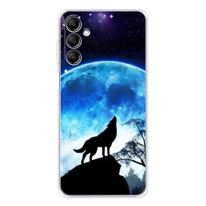 Захисні чохли для Самсунг Гелексі М35 5Джі (AlphaPrint) (ХІТ продаж) ВОВК (Вовк на місяць)