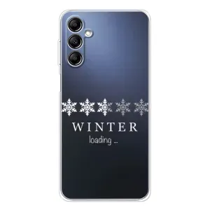 Зимні Чохли для Самсунг Гелексі М35 5Джі - прозорий фон (Winter loading)