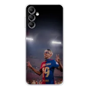 Чохол з футболістом Ламін Ямаль Samsung Galaxy M35 5G (Ямаль на стадіоні)