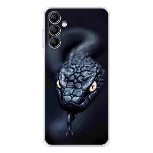 Чохол з картинкою 'Хижаки' для Samsung Galaxy M35 5G (Чорна змія)