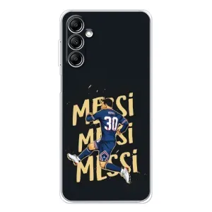 Чехлы для Samsung Galaxy M36 (Leo чемпион) (AlphaPrint) (Messi ПСЖ)