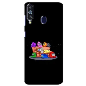 Чехол Амонг Ас для Samsung Galaxy M40 (AlphaPrint) (Амонг-ас)