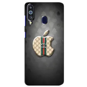 Чехлы ГУЧЧИ для Самсунг М40 (AlphaPrint) (Apple gucci)
