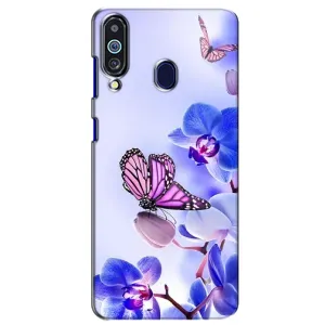 Чехлы с Цветами для Samsung Galaxy M40 (VPrint) (Бабочка на цветочке)