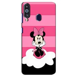 Эксклюзивный чехол для Samsung Galaxy M40 (AlphaPrint - Мультяшные) (Девочка Maus)