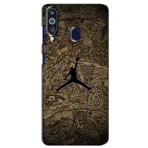 Чохли для Samsung Galaxy M40 - з картинкою JORDAN (AlphaPrint) (Logo Jordan)