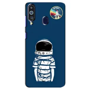 Чохол NASA для Samsung Galaxy M40 (AlphaPrint) (Хлопчик в шоломі)