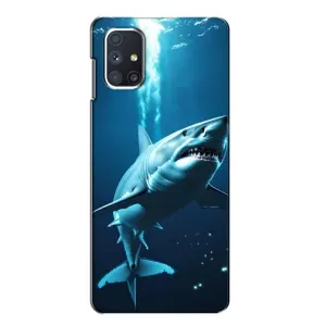 Чохол з картинкою 'Хижаки' для Samsung Galaxy M51 (Акула під водою)