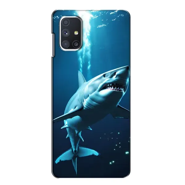 Чохол з принтом «Акула під водою» для Samsung Galaxy M51 Чохол з принтом «Акула під водою» для Samsung Galaxy M51
