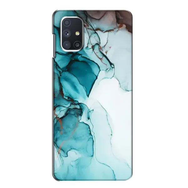 Чехол с принтом «Бирюзовый мрамор» для Samsung Galaxy M51