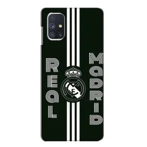 ФК Реал Мадрид чохли для Samsung Galaxy M51 (AlphaPrint) (чорно білий Реал)