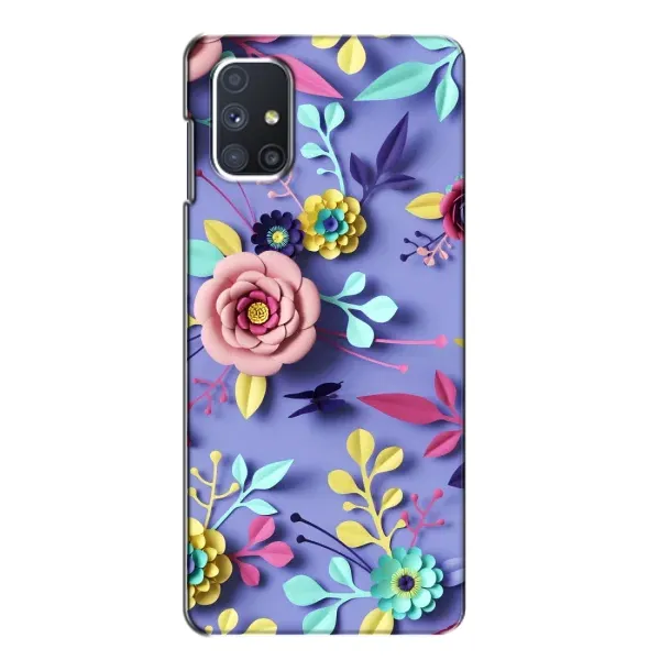 Чехол с принтом «Цветочный дизайн» для Samsung Galaxy M51 Чехол с принтом «Цветочный дизайн» для Samsung Galaxy M51