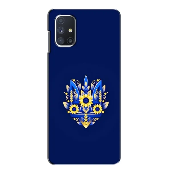 Чохол з принтом «Квітковий Герб» для Samsung Galaxy M51