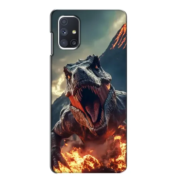Чохол з принтом «Вогняний динозавр» для Samsung Galaxy M51 Чохол з принтом «Вогняний динозавр» для Samsung Galaxy M51