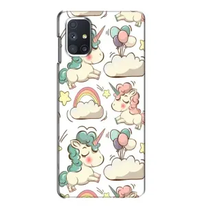 Чохол для Самсунґ Ґалаксі М51 - (Єдинорожки - Новинки) (AlphaPrint) (Єдиноріжки)