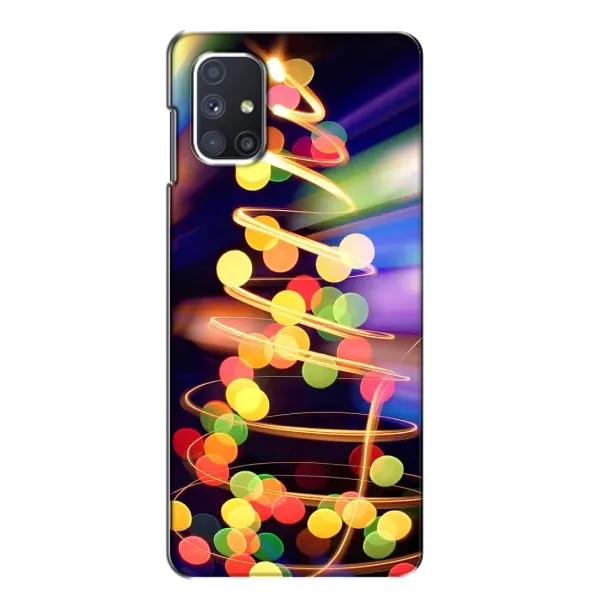 Чехол с принтом «Елка с гирлянд» для Samsung Galaxy M51 Чехол с принтом «Елка с гирлянд» для Samsung Galaxy M51
