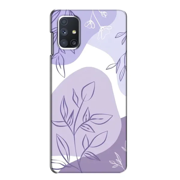 Чохол з принтом «Фіолетове листя абстракція» для Samsung Galaxy M51 Чохол з принтом «Фіолетове листя абстракція» для Samsung Galaxy M51