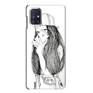 Чохол з друком для Samsung Galaxy M51 - (Мода) (AlphaPrint) (Фото дівчини)
