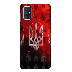 Украинские Чехлы для Samsung Galaxy M51 с картинкой УПА (AlphaPrint) (ГЕРБ УПА)
